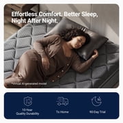 Avenco Noxa 12 Medium Memory Foam Hybrid Pocket Spring Mattress, Queen Size