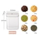 thumbnail image 2 of Contenedor hermético para alimentos secos, con tapa y cierre, para el hogar, 800 ml 800ML, 2 of 9