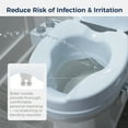 thumbnail image 3 of Drive Medical PreserveTech Raised Toilet Seat with Bidet, Ambient Water, 3 of 8
