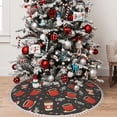 thumbnail image 5 of Rocae coffee mug cup for Christmas Tree Skirt with Pom Pom Trim for Holiday Party for Holiday Home Decor Indoor Outdoor-36", 5 of 7