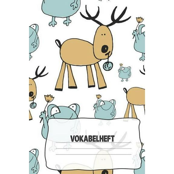 Vokabelheft: Softcover I dickes Vokabelheft I A5 I 100 Seiten I zweispaltig I Sprachen lernen und üben I Fremdsprachen wie englisch, spanisch, französisch, latein I für Schüler I für Studenten I für E