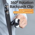 thumbnail image 4 of BQLQ Backpack Clip for Insta360 Go 3S and Go 3 Sports Camera, 360-Degree Rotating Alligator Mount Holder, Multi-Angle Shooting Freedom, Quick Release Action Camera Accessory, Durable Plastic, 4 of 8
