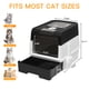 thumbnail image 4 of PHANCIR Caja de Arena para Gatos Cerrada, Plegable y Ligera con Cuchara para Arena, Fácil de Limpiar, Negra, 4 of 8