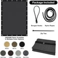 thumbnail image 6 of Shade&Beyond 8'X8'Sun Shade Cloth, 90% Pergola Shade Cover Canopy with Grommets, Sun Screen Fabric Tarp for Patio, Outdoor, Garden, Backyard,Dark Gray, 6 of 7