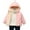 Pink, variant on Esaierr Boys Girls Winter Fleece Cotton Coats for Kids Toddler 1-7Y Lightweight Hooded Winter Cotton Jacket Baby down Cotton Outerwear