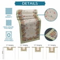 thumbnail image 6 of Table Runner - 90 Inch Long, Spring Easter Kitchen Dining Table Runner Dresser Scarves, Vintage Colorful Eggs Botanical Bunny Plaid Farmhouse Decor for Coffee Tables Wedding Party Banquet, 6 of 8