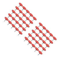 Raindrops 100 pcs Reflective Trail Markers Push Pins For Outdoor Use Thumb Tacks For Night Safety, Ideal For Hiking And Running Hiking Outdoor