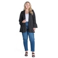 thumbnail image 5 of Plus Size Knit Bell Sleeve Open Cardigan, 5 of 8