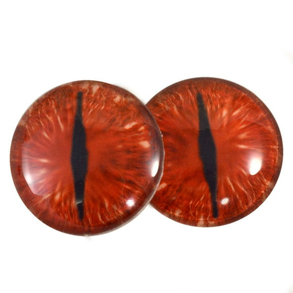 Red Dragon Glass Eyes