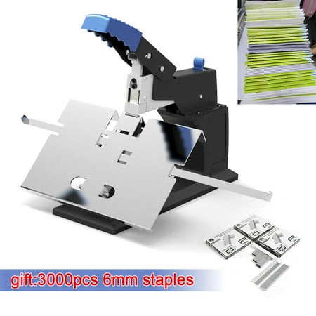 DENEST A3 Manual Flat Saddle Stitching Dual Stapler Binder Book Binding Machine 6.5mm
