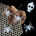 thumbnail image 4 of 6Pcs Glow in The Dark Large Spiders Halloween Giant Spider Decorations Fake Scary Spider for Indoor Outdoor Yard Lawn Wall Home Porch House, 4 of 5