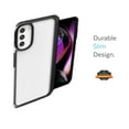 thumbnail image 5 of For Apple iPhone 14 Pro Max (6.7") Transparent Hybrid Shockproof Protection Soft TPU Frame and Hard PC Back Slim Fit Phone Case Cover by Xpression - Clear / Purple, 5 of 8