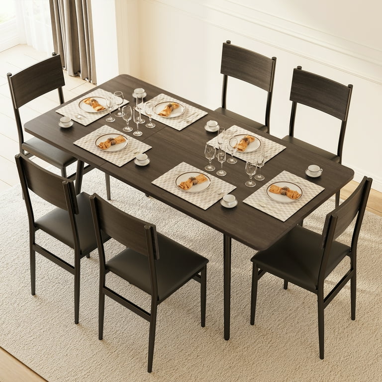 Walmart extendable dining table discount