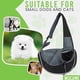 thumbnail image 2 of Arnés de seguridad de viaje para perros y gatos de malla transpirable de 1 pieza, adecuado para mascotas de menos de 2,3 kg-4,5 kg, bolso de hombro diagonal portátil saliente para gatos y perros, bol JAMW Sencillez, 2 of 5