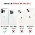 thumbnail image 6 of OOK For iPhone 15 Pro Max Case with Wrist Strap Kickstand, Cute Wavy Pattern Soft Silicone TPU Shockproof Protective Phone Case for Girls Women, Black, 6 of 6