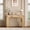 Schattfall Oak, variant on Industrial Farmhouse Console Table - 47 Inch Wooden Entryway Table with Drawer - Slim Accent Sofa Table for Living Room, Hallway, or Foyer - Oak Tree