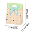 thumbnail image 3 of Yunuuuoa 4 Packs Easter Bunny Gift Bags Paper Tote with Flap Closure for Holiday Party Favor Treats Goodie Bags Decorative Small Gifts Easter Egg Hunt Supplies, 3 of 6