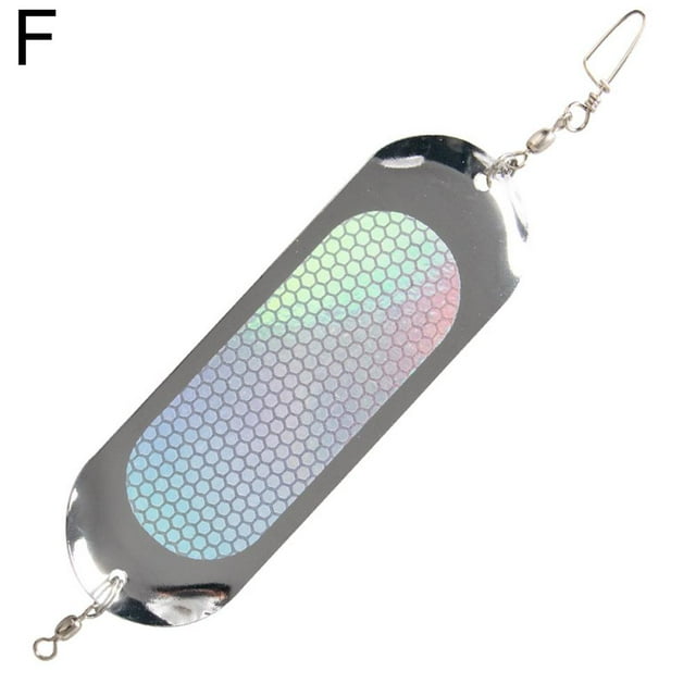 Crazyview Reflective Fishing Trolling Flasher Glow Rust-resistant Fly Swim Lure Board Diving Sturdy Bait Flash Y1a9 Trolling Flasher Trout