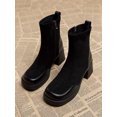thumbnail image 5 of Botines de mujer 2023, nuevos zapatos de tacón alto y grueso para mujer, 5 of 5