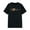 Black, variant on Tiweut Womens Casual Tops Retro Heartbeat Guitar Graphic Short Sleeve Round Neck T-Shirt,Black,L