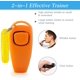 thumbnail image 4 of Silbato y clicker para adiestramiento canino, Clickers para perros, Adiestramiento con clicker, Silbato ultrasónico para perros para adiestrar y controlar los ladridos, Clicker y silbato 2 en 1, Paque, 4 of 5