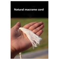 thumbnail image 3 of Cordón de algodón macramé volteado de 6 mm x 50 m, para manualidades, color beige, 3 of 7
