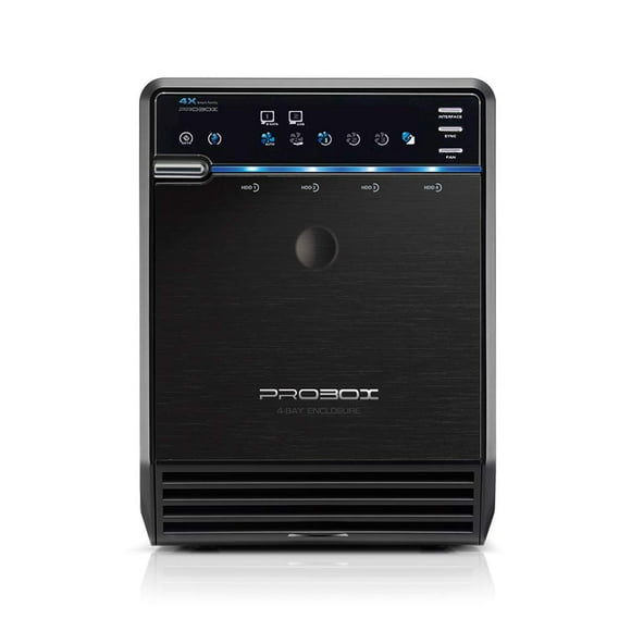 Mediasonic PROBOX 4 Bay 3.5†SATA Hard Drive Enclosure – USB 3.0 & eSATA Support 18TB HDD (HF2-SU3S3) 2022 New Chipset