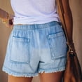 thumbnail image 3 of Pantalones cortos con cordón para mujer Pantalones cortos con cintura elástica para mujer Pantalones cortos casuales para mujer Pantalones cortos casuales de verano para mujer ANGGREK Otros, 3 of 6