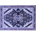 thumbnail image 1 of Ahgly Company Indoor Rectangle Persian Blue Traditional Area Rugs, 6' x 9', 1 of 4