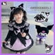 thumbnail image 1 of Conjunto de falda Lolita de Anime Sanrioed para niña, vestido de manga larga de otoño para niña Kuromi, vestido de princesa de Cosplay con lámpara, regalo de Halloween, 1 of 5