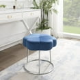 thumbnail image 2 of Tabouret d'appoint de coiffeuse Sabine, bleu marine, 2 of 8
