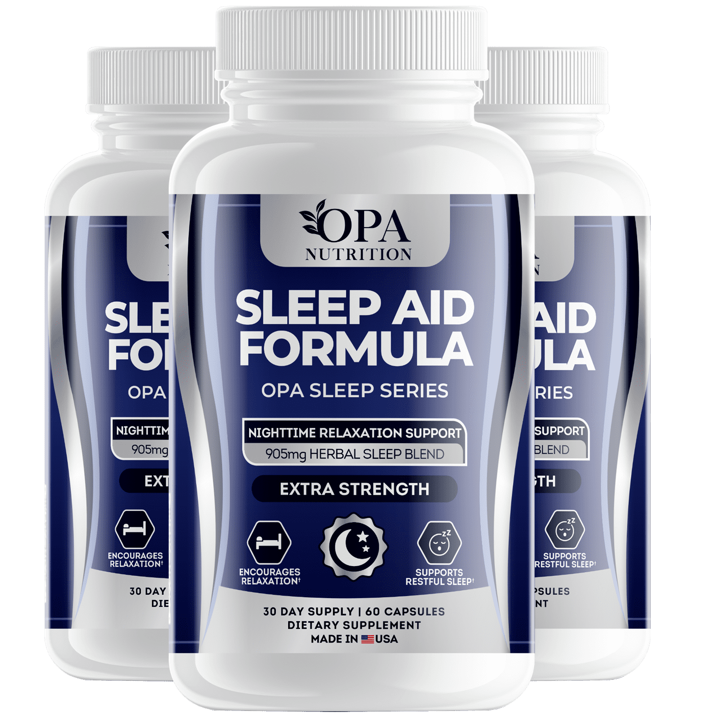 OPA Sleep Herbal Melatonin Relaxation Complex – 60ct