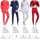 thumbnail image 4 of Guardurnaity Ropa interior térmica para hombre, ropa interior de manga larga para otoño e invierno, para el hogar y la oficina, ropa interior para Camisetas Azul oscuro XXL, 4 of 6