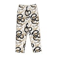 thumbnail image 4 of Xecao Snake Women's Straight Lounge Pajama Pants: The Epitome of Relaxed Sleepwear, 4 of 9