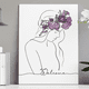 thumbnail image 2 of Figura Pintura extraíble Gráfico enmarcado Impresión corporal Artwork Wall Moderno Estética Pósteres Colgando Sala de estar 2pcs tholdsy HA011231-00, 2 of 7