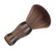 thumbnail image 1 of Cepillo profesional para el cuello de barbero con cerdas de fibra suave y mango ergonómico de madera para salones de belleza., 1 of 5