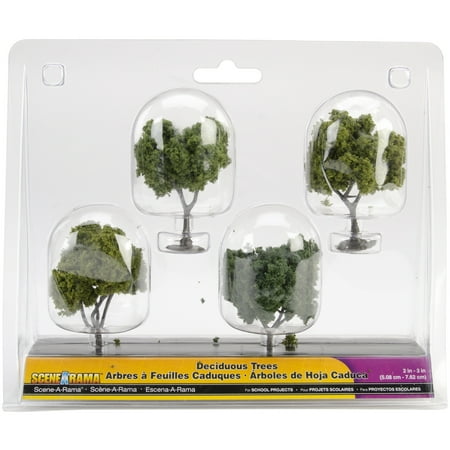 Deciduous Trees 4/pkg, 2