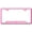 Pink, variant on Dodge Big Horn Laser Etched Logo Cut-Out License Plate Frame (Chrome)