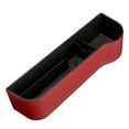 thumbnail image 3 of Organizador para rellenar el espacio entre los asientos del coche. Organizador para el asiento delantero para objetos pequeños y llaves. Rojo, 3 of 6