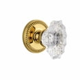 thumbnail image 2 of Grandeur Biarritz Crystal Door Knob with Newport Plate, 2 of 7