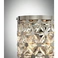 thumbnail image 4 of Maxim 39503 Cassiopeia 2 Light 10-1/2" Tall Wall Sconce - Nickel, 4 of 4