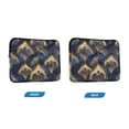 thumbnail image 7 of FORMRS 13-13.3 inch Laptop Sleeve Case Soft Carrying Quilted Computer Bag Cover, Blue Peacock Feathers Pattern, 7 of 7