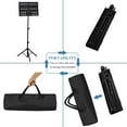 thumbnail image 3 of Folding Music Stand Portable Metal Sheet Music Stand Stand Lightweight, 3 of 3