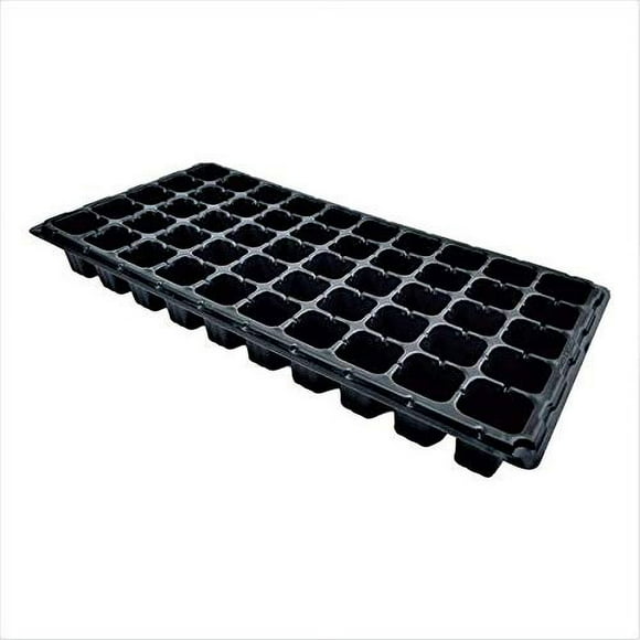 50 Plateaux de Semis à Cellules, Résistance Supplémentaire, Lot de 10, Plateau de Démarrage de Semis pour la Plantation, 1020 Inserts, Bouchons, Terre