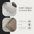 thumbnail image 3 of Ultra-Soft Anti Fatigue Kitchen Mat - High-Density Foam, Non-Slip, Easy to Clean - Cushioned Comfort for Prolonged Standing, Beige Kitchen Floor Runner, 20x48 Inches, 3 of 6