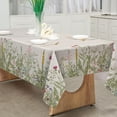 thumbnail image 3 of Vintage Wildflower Tablecloth 60 x 102 Inch Rectangle Retro Flower Plant Herb Table Cloth Washable Floral Table Cover for Seasonal Spring Sweet Home Kitchen Picnic Decoration Supplies, 3 of 5