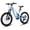 Blue, variant on 20 Inch Full Suspension Mountain Bicycle, Magnesium Frame Mountain Bikes,Outdoor Cycling Bike with 7 Speeds