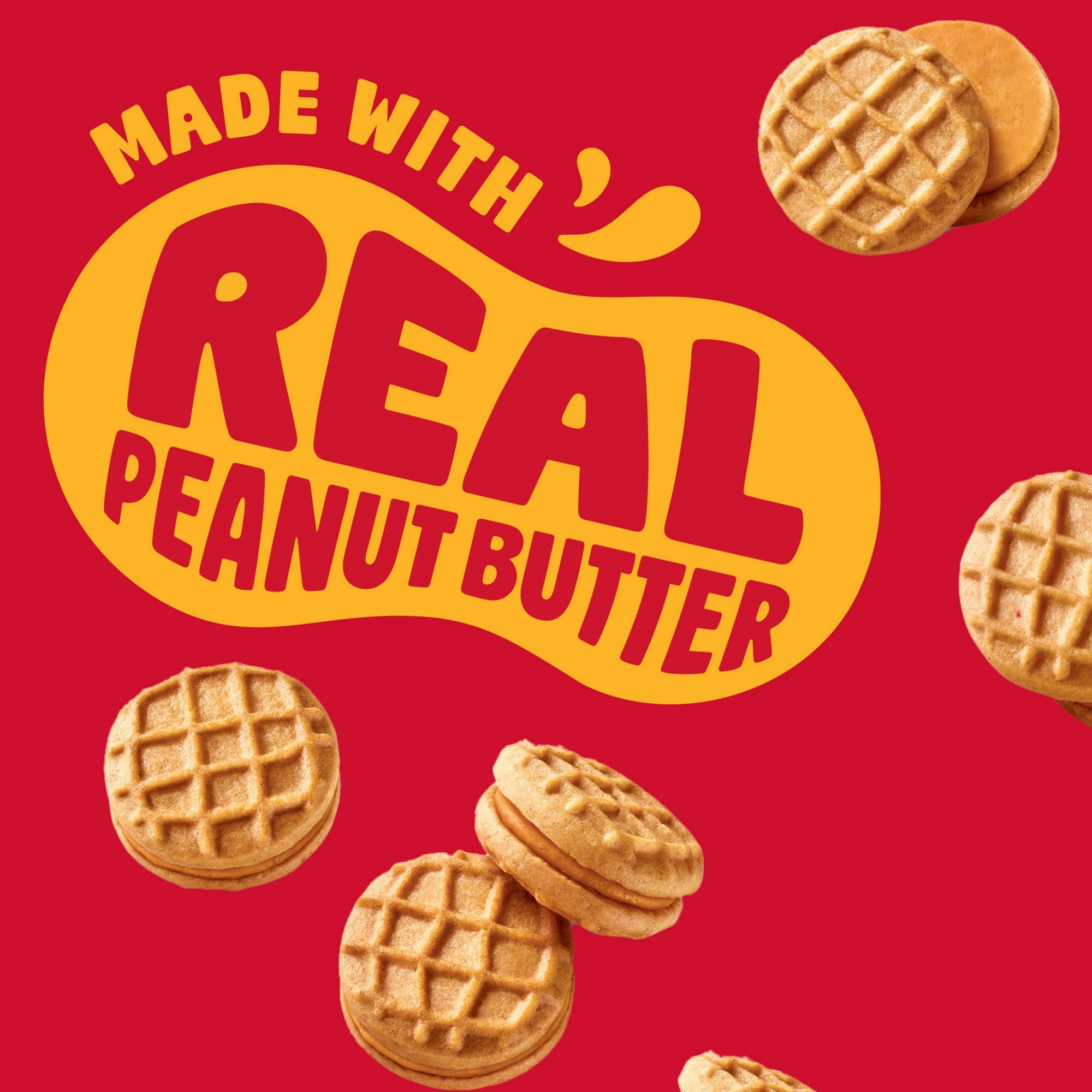 Nutter Butter Bites Peanut Butter Sandwich Cookies, 10 Snack Packs