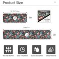 thumbnail image 3 of Yayeee Faucet Mat for Kitchen Sink 30" Diatomite Long Splash Guard Pad, Peony Dusk Pattern, 2 Pack, 3 of 7