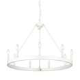 thumbnail image 3 of Alastair 9-Light Chandelier in Matte White, 3 of 7